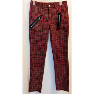 Tripp nyc | Red plaid pants